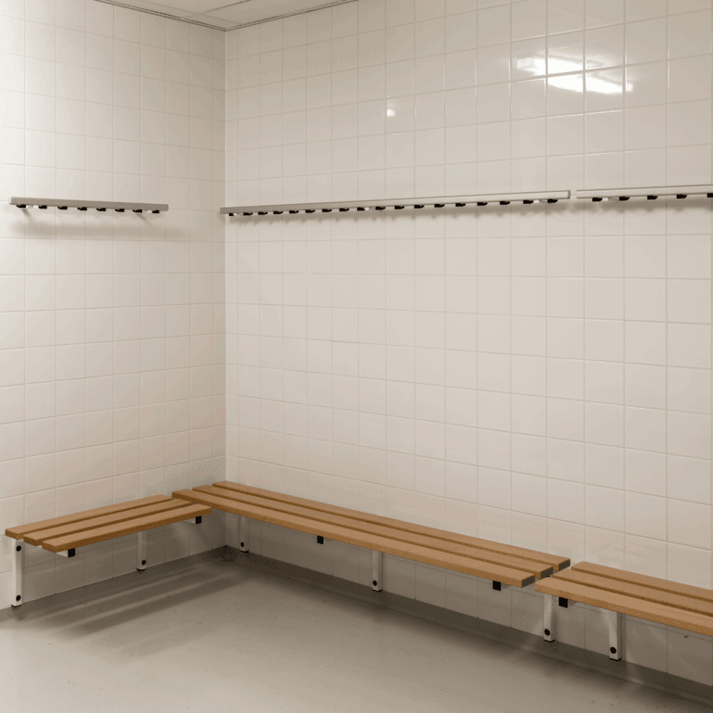 Zitbank met wand bevestiging