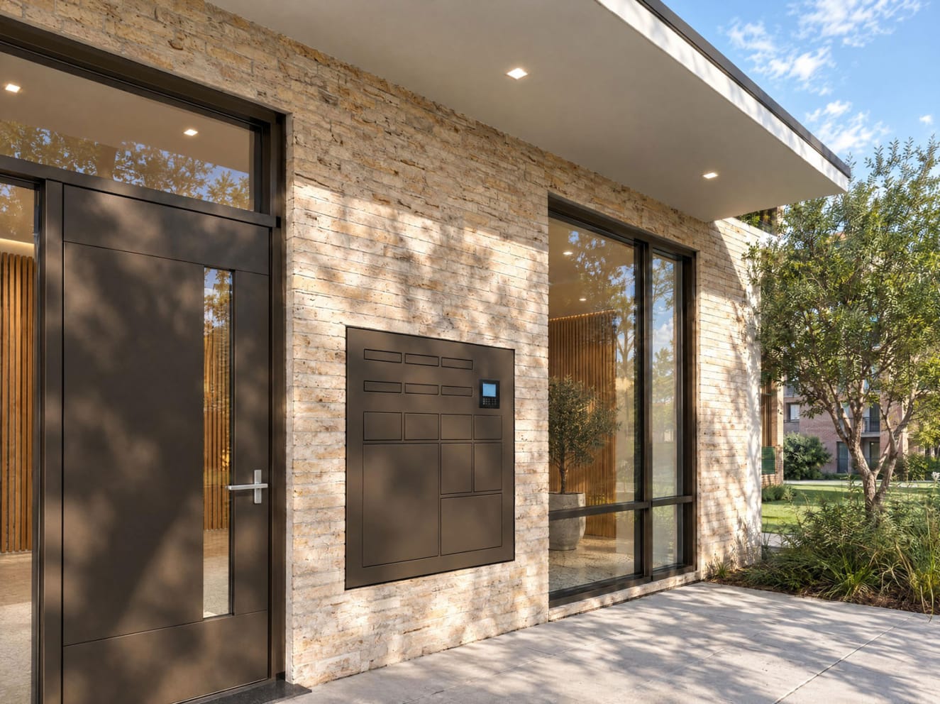 Parcel Mailbox for Apartments and Homeowners' Associations